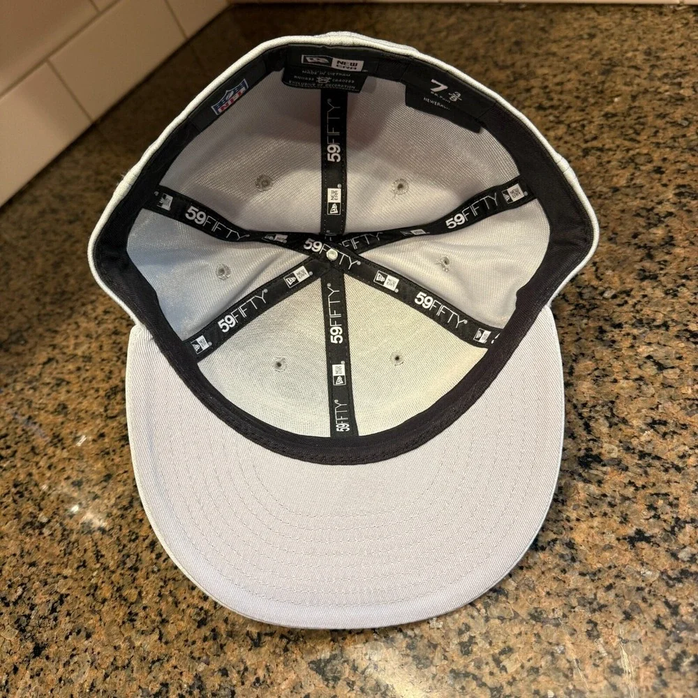 Super Bowl 53 LIII Atlanta Patriots vs Rams 2019 New‎ Era 59Fifty Hat 7 3/8 Gray